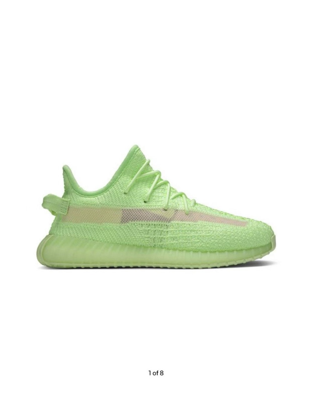 Adidas Kids Neon Green yezzy Sneakers